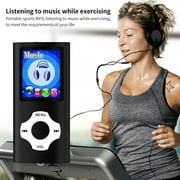 Support TF Cards Slim 1.8 LCD Mp3 Mp4 Player Media/Music/Audio Player with Accessories Black