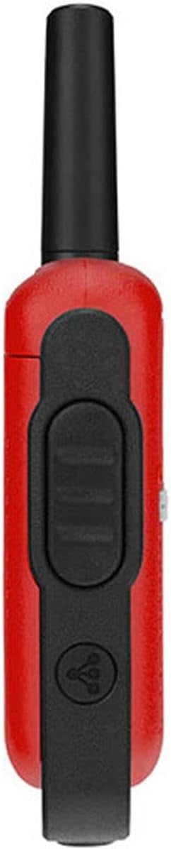 Motorola Solutions T110 Two-Way Radio Red W/Black Alkaline Two-Pack