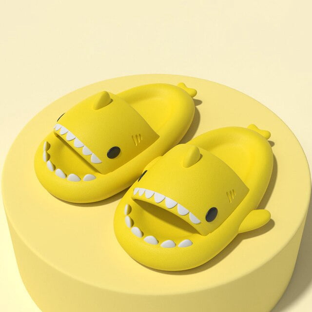 Zapatillas de tiburón para mujer y niño, Sandalias planas informales, divertidas, de EVA, para verano, 2023 qym unisex