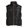 thumbnail image 5 of Liv & Lottie Juniors' Faux Faux Shearling Lined Cropped Puffer Vest, 5 of 5