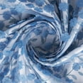 thumbnail image 2 of Zelouf Catherine Less 3D Flower Embroidery Mesh  , Sewing, DIY, Crafts Fabric by the Yard, Slate Blue, 5 Yard, 2 of 3