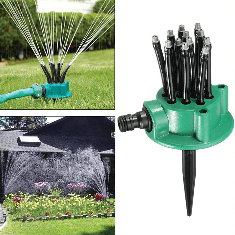 Noodle Head 360° Garden Yard Sprinkler Lawn Irrigation Sprayer Watering Tools 