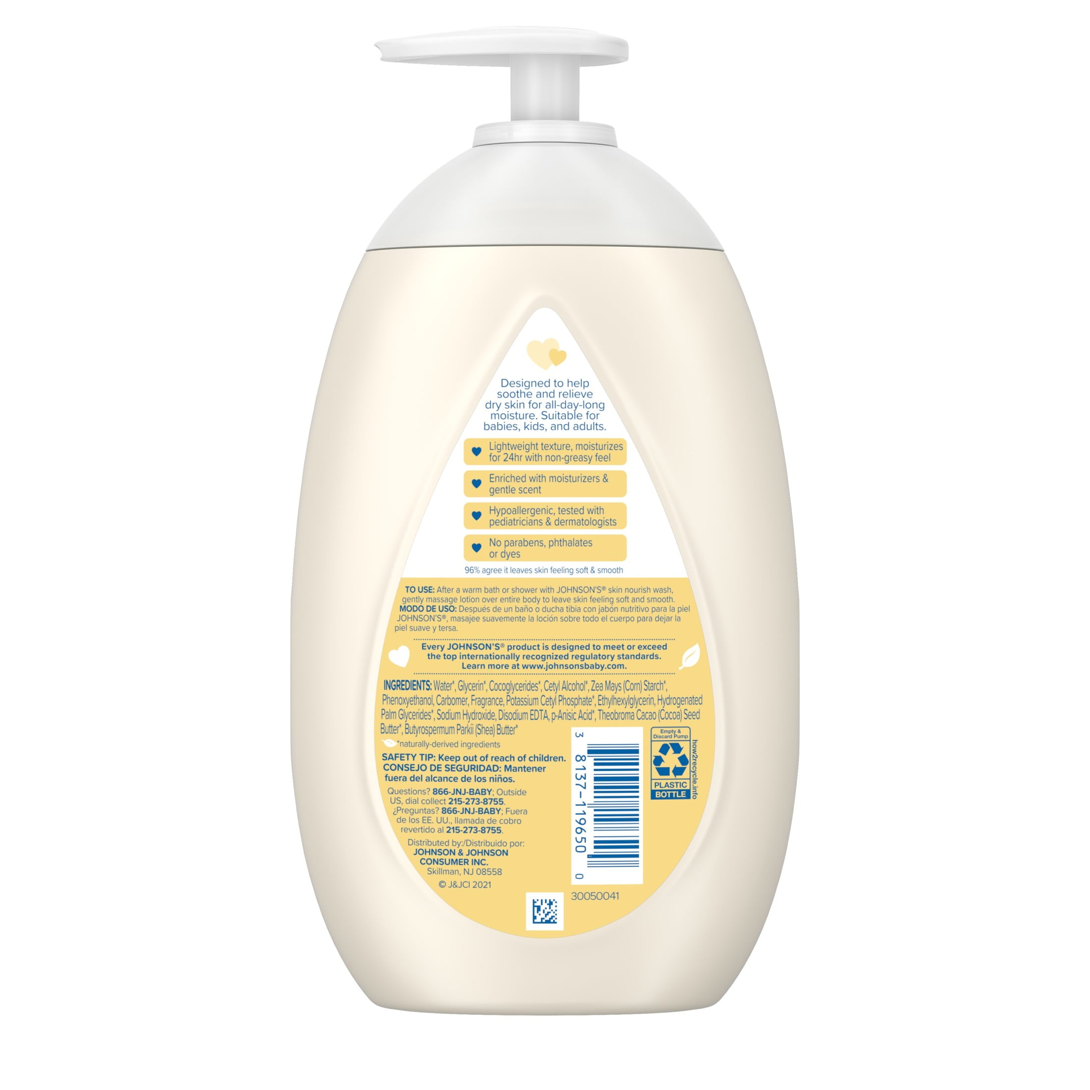 Johnson and johnson shea hotsell and cocoa butter lotion