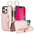 thumbnail image 2 of Phone Case Wallet Case for Samsung S20 FE PU Leather Magnetic Handbag Zipper Pocket Card Slots, 2 of 6