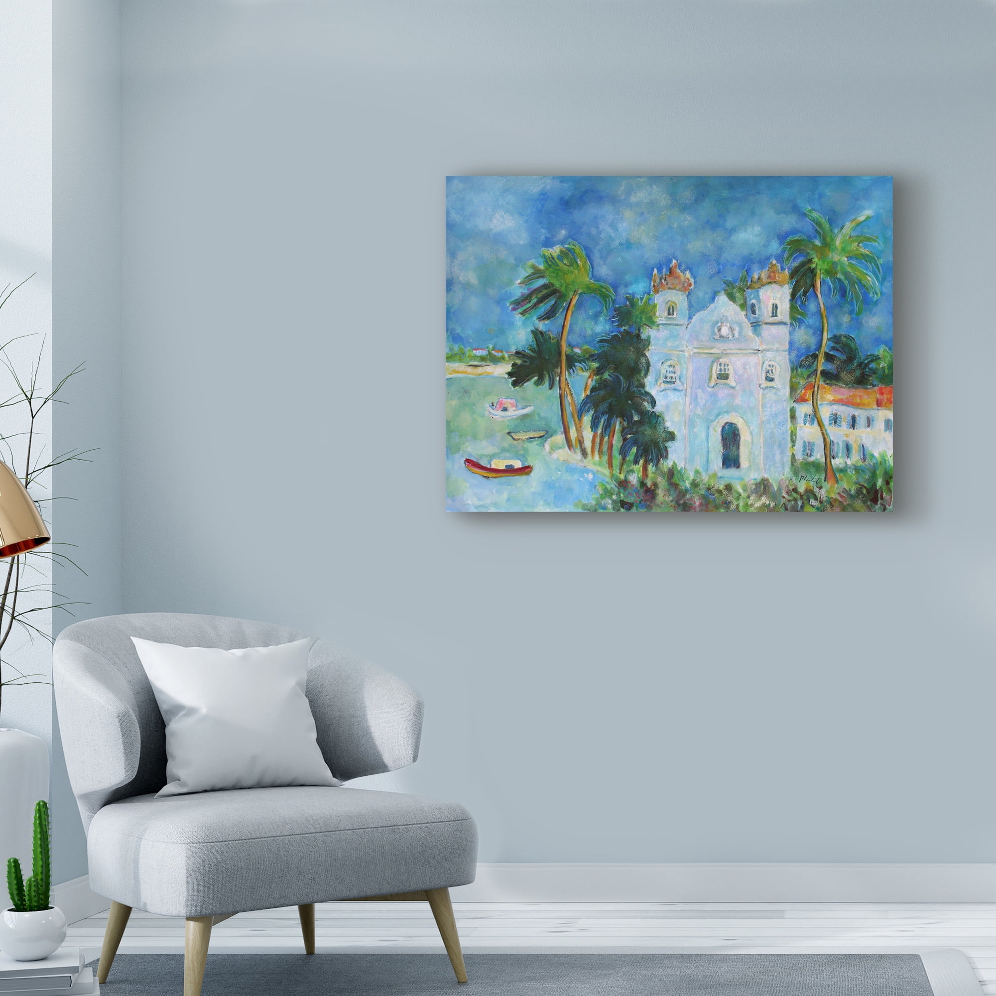 Trademark Fine Art 'Bahia Brazil' Canvas Art by Lorraine Platt