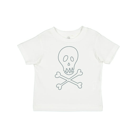 Inktastic Skull and Crossbones Boys or Girls Toddler T-Shirt