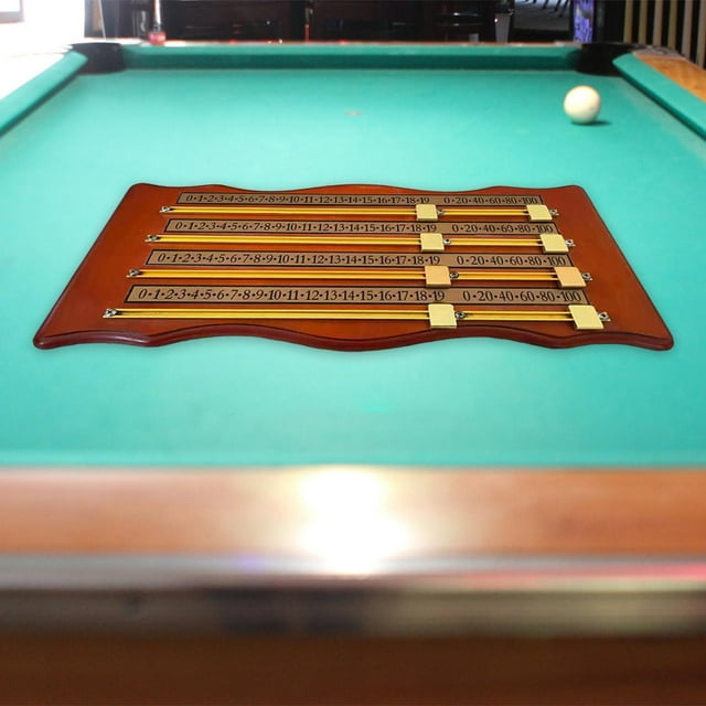 Tableau de Billard Portable, Outils de Calcul de Nombre Accessoires de Club Tableau de Score en Bois