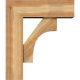 thumbnail image 3 of Ekena Millwork 8"W x 24"D x 28"H Westlake Block Rough Sawn Bracket w/ Offset Brace, Western Red Cedar, 3 of 25