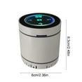 thumbnail image 3 of Oefntac Bluetooth Speaker Mini Wireless Bluetooth Speaker RGB Light Portable Deep Bass Outdoor Home Travel Hiking Party 400mAh Long Play Rechargeable Hands-Free, 3 of 6
