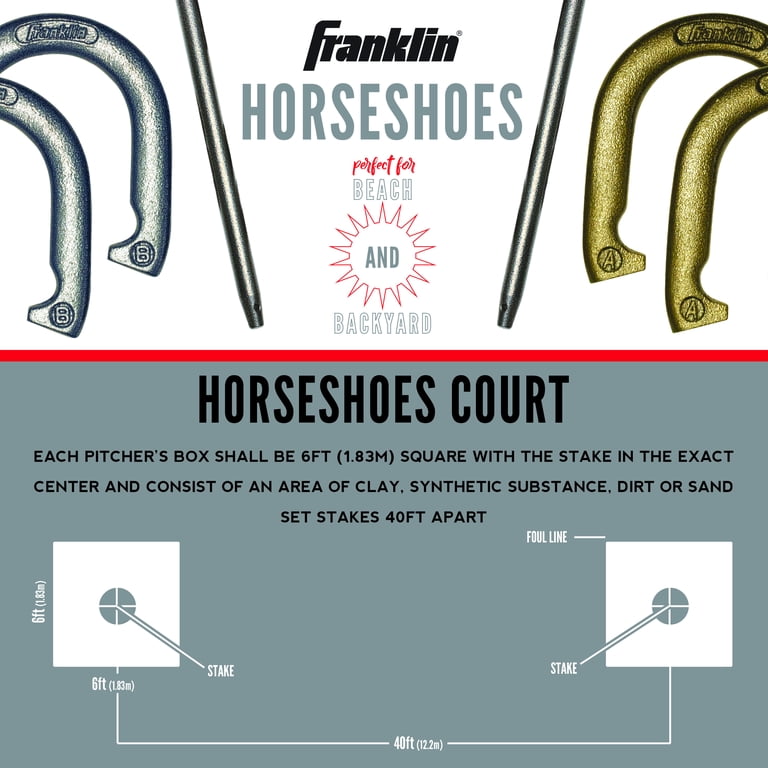 Franklin Sports Starter Horseshoe Set & Reviews