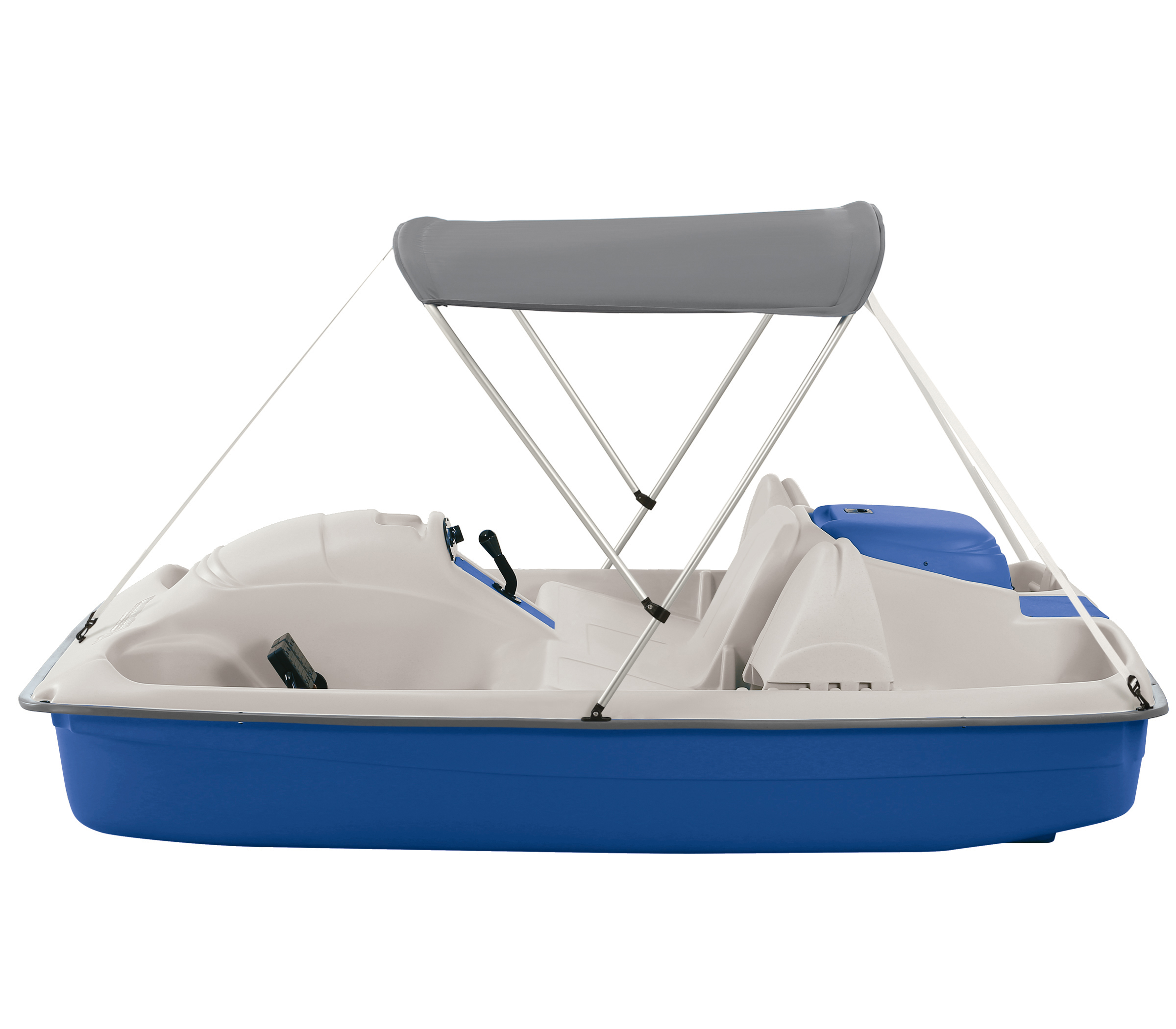 Water Wheeler ASL Electric Pedal Boat with Canopy, Blue - image 2 of 6