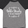 thumbnail image 4 of Inktastic Bible Study Best Medicine WHT Girls Baby Bodysuit, 4 of 5
