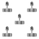 thumbnail image 1 of Bewildely Soporte de cabezal de ducha de 360 ​​°, soporte de cabezal de ducha autoadhesivo ajustable, montaje en pared con 2 ganchos, soporte para Type2 NO2 Bewildely CBP073993, 1 of 6