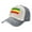 Gray, variant on Rastafari Flag Distressed Baseball Cap Dad Hats for Men Women Vintage Trucker Hat Low Profile Ball Caps