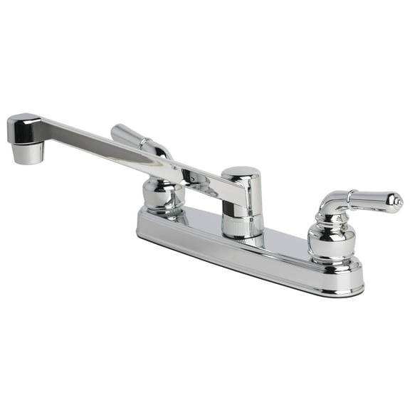 Builders Shoppe 1300CP RV Mobile Home Non-Metallic Swivel Kitchen Faucet Chrome Finish