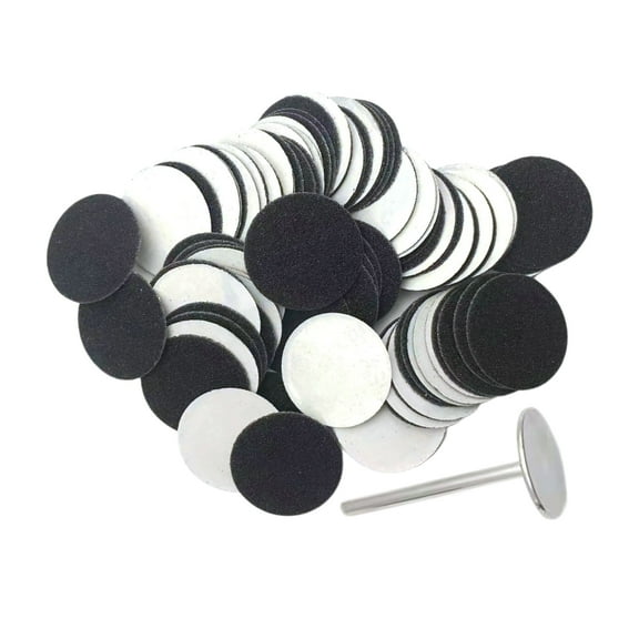 Replacement Pads For Electric 5mm 80Grit 100Pcs