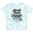 thumbnail image 3 of Inktastic Myrtle Beach is My Happy Place with Palm Trees Boys or Girls Toddler T-Shirt, 3 of 5