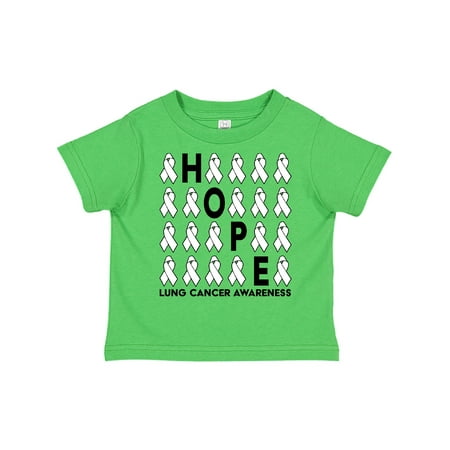

Inktastic Hope- Lung Cancer Awareness Gift Toddler Boy or Toddler Girl T-Shirt