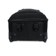 Protege Pilot Carry On 18 Softside 2 Wheel Luggage for Travel, Black
