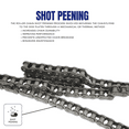 thumbnail image 5 of Jeremywell 40 Heavy Duty Roller Chain 10 Feet with 1 Connecting Link, 40H Chain, 5 of 7