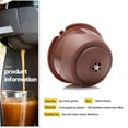 thumbnail image 3 of TINGYI Reusable Coffee Capsule Pod Filter Cups Set With Spoon Brush For Dolce Gusto2 PAKCS 2 PAKCS, 3 of 7