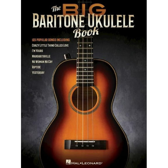 Hal Leonard The Big Baritone Ukulele Book (125 Popular Songs) Ukulele Songbook
