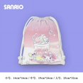 thumbnail image 1 of Hello Kitty Kulomi Melody Cartoon Drawstring Bag Sanrio Original Anime Portable Storage Bag Women Fitness String Backpack Gifts, 1 of 7