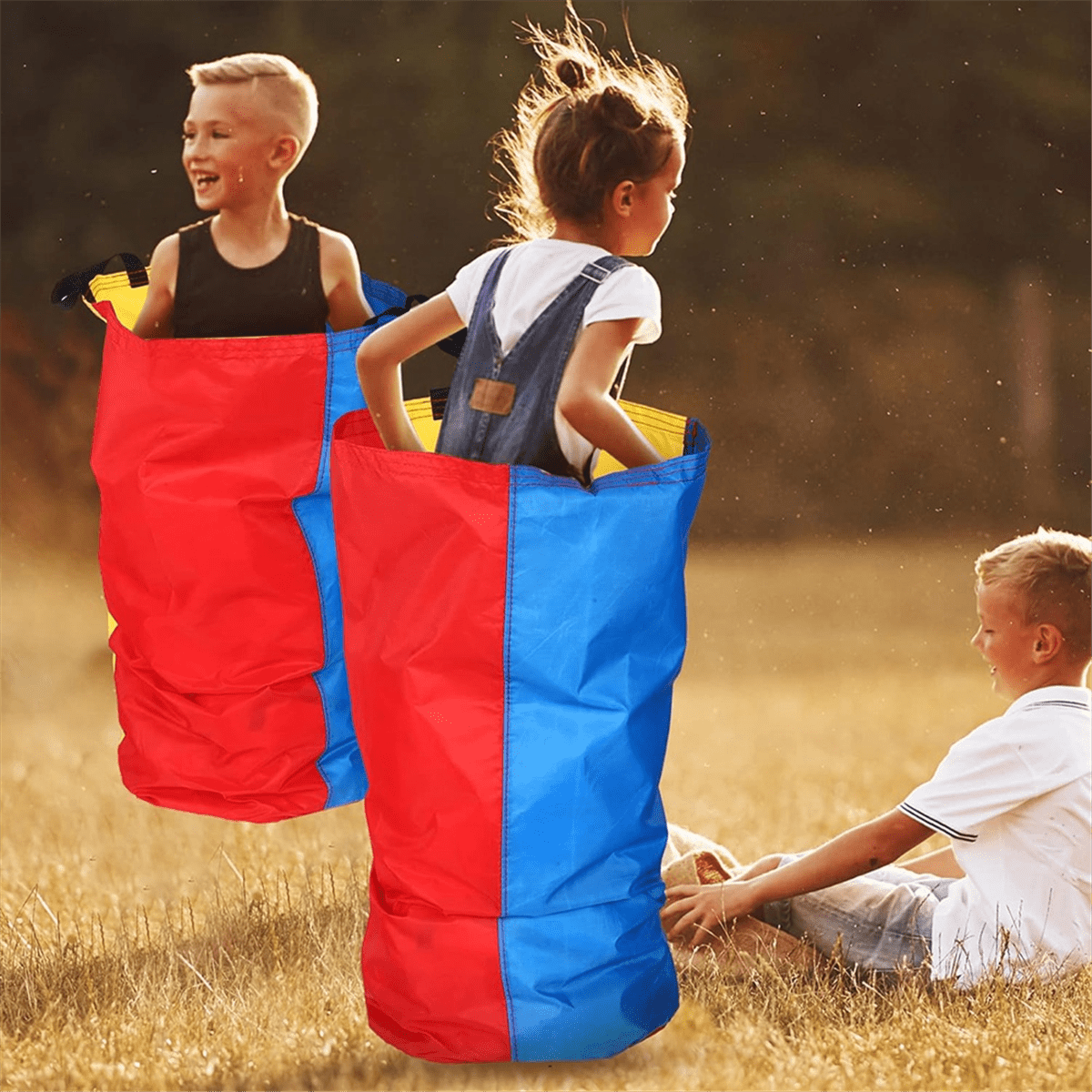 HOT HOT Potato Bag Game Sack Race, 3 Leg Race Suitable for Adult Family Lawn Yard Daytime