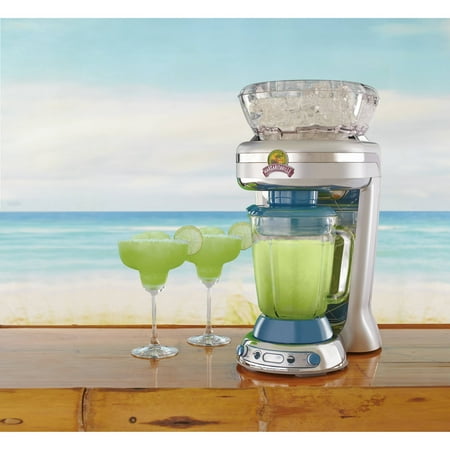 Margaritaville Key West Frozen Concoction Maker with Easy Pour Jar and XL Ice Reservoir - Silver