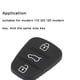 thumbnail image 5 of Kenally Cubierta de botón de llave de coche TureClos, piel de goma de 3 teclas con marca, reemplazo de accesorio automotriz para I10/I20/I30 Vehículos, repuestos y accesorios Mis, 5 of 6