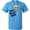 Pacific Blue, variant on Inktastic Happy Halloween with Dancing Skeleton T-Shirt