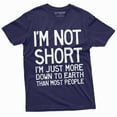 thumbnail image 3 of Funny I Am Not Short Tee Shirt Humor Tee For Him Birthday Gift Tee Shirt (5X-Large Black), 3 of 5