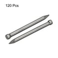 thumbnail image 3 of Clavos de acabado 120 paquetes 28mm 1-1/8 pulgadas hardware de mano clavos de cabeza perdida de acero al carbono, 3 of 5