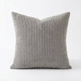 thumbnail image 5 of Gray Set of 1 Summer Decorative Throw Pillow Covers, 17x17 Inch for Sofa Living Room, Soft Neutral Boho Couch Pillow Covers for Home Decor, Square Pillow Cases for Cushions, 5 of 5