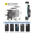 thumbnail image 2 of Base Soporte Antirrobo Porta Celular Para Moto Bicicleta360º, 2 of 8