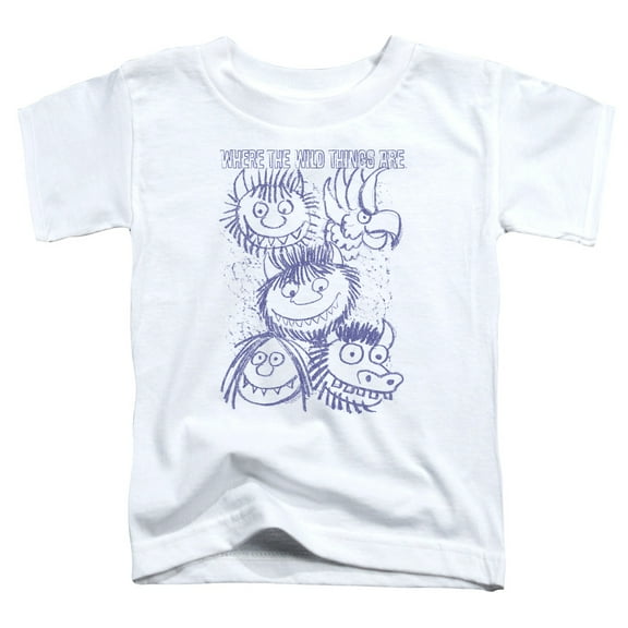 Where The Wild Things Are - Wild Sketch - Toddler Short Sleeve Shirt - 2T