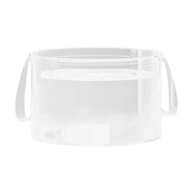 Cubeta plegable de viaje, cubo portátil plegable con asa para acampadas al aire libre, senderismo, pesca, baños de pies, uso múltiple, lavabo duradero y a prueba de fugas