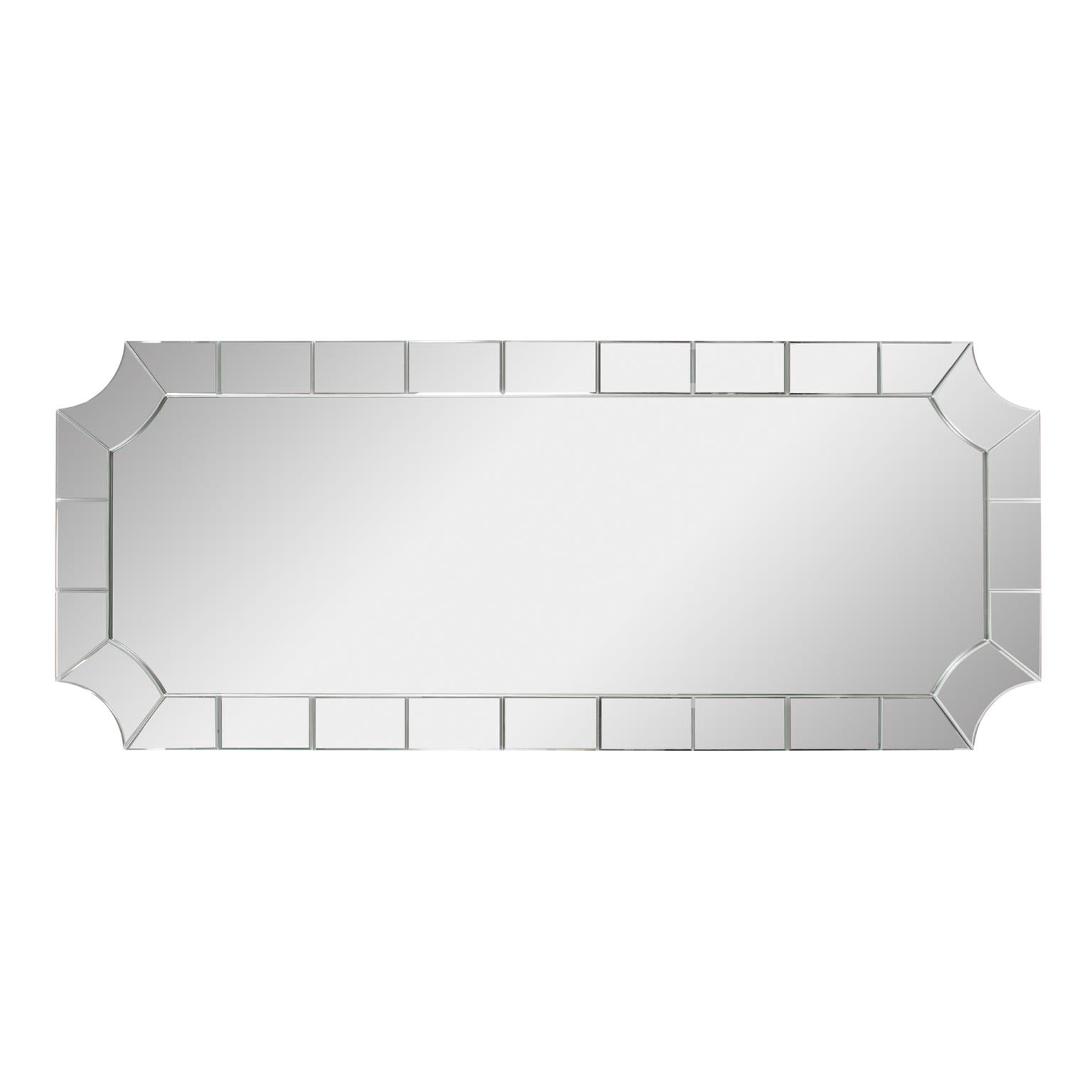Tyler Dillon Full Length Mirror with Multi Beveled Mirrored Border 72"H x 30"W