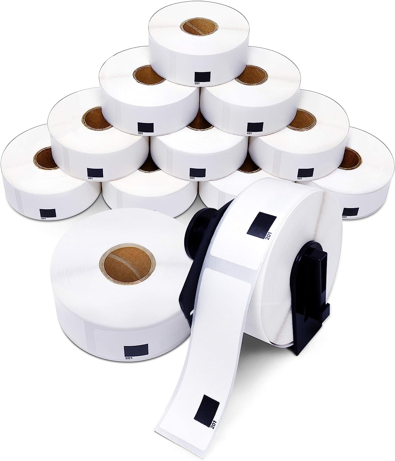 Brother DK-1201 Compatible Address Labels - 10 Rolls 400 Labels Per Roll Shipping Labels