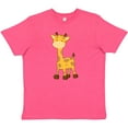 thumbnail image 3 of Inktastic Giraffe Youth T-Shirt, 3 of 5