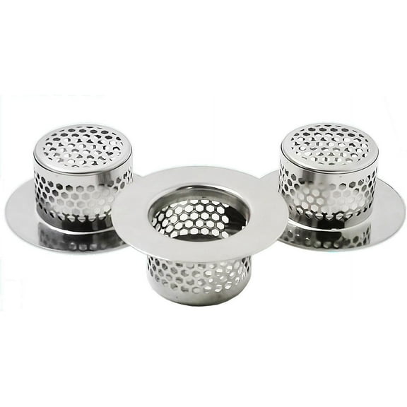 Bathtub Drain Cover, Bathtub Strainer, Drain Hair Catcher for Bathtub Laundry Utility Sink, Fit Hole Size from 1.55in to 1.8in and Depth Than 1in