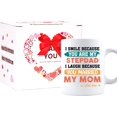 thumbnail image 6 of Stepdad gifts- Name I Smile Because Youre My Step Dad, Stepdad mug from Stepdaughter on Birthday, Christmas Coffee Mug (11oz, Custom), 6 of 6