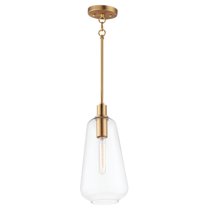 11114CLSBR Maxim Lighting Babylon - 16 Inch 1 Light Pendant-Satin Brass Finish    -Traditional Installation