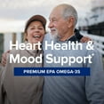 thumbnail image 4 of GNC Triple Strength Fish Oil EPA 1000 Mini, 1000mg Omega 3, Mini Softgels, Supports Eye, Brain, Skin, Healthy Triglycerides, Heart, Joint, Coated to Control Fishy Burps, 45 Servings, 4 of 7
