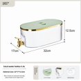thumbnail image 1 of 5L Large Capacity Refrigerator Water Dispenser with Tap - Light Green Modern Design for Home/Office, Ideal for Lemonade, Cola & Fruit Tea, Easy to Clean & Customizable Beverage Bucket, 1 of 6