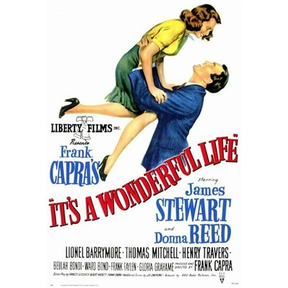 Pop Culture Graphics It's a Wonderful Life Movie Poster - 11 x 17