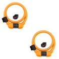 thumbnail image 3 of sweethay Cable de bloqueo de bicicleta Seguridad antirrobo de 4 dígitos para scooter eléctrico de motocicleta Type1 NO1, 3 of 6
