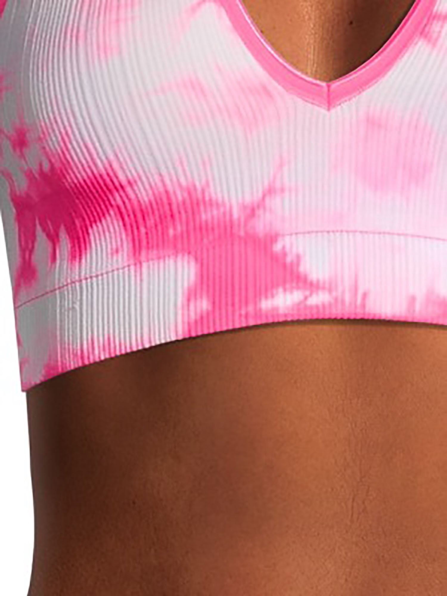 No Boundaries Juniors' Seamless V-Neck Bralette