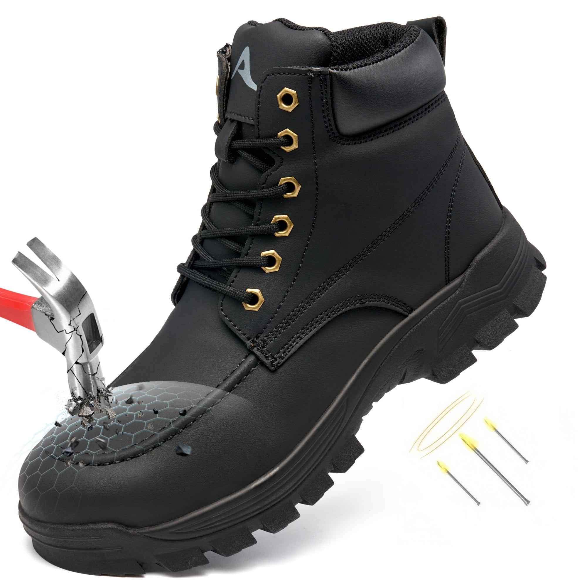 NORTIV 8 Composite Toe Boots for Men ASTM F2413-24 Safety Work