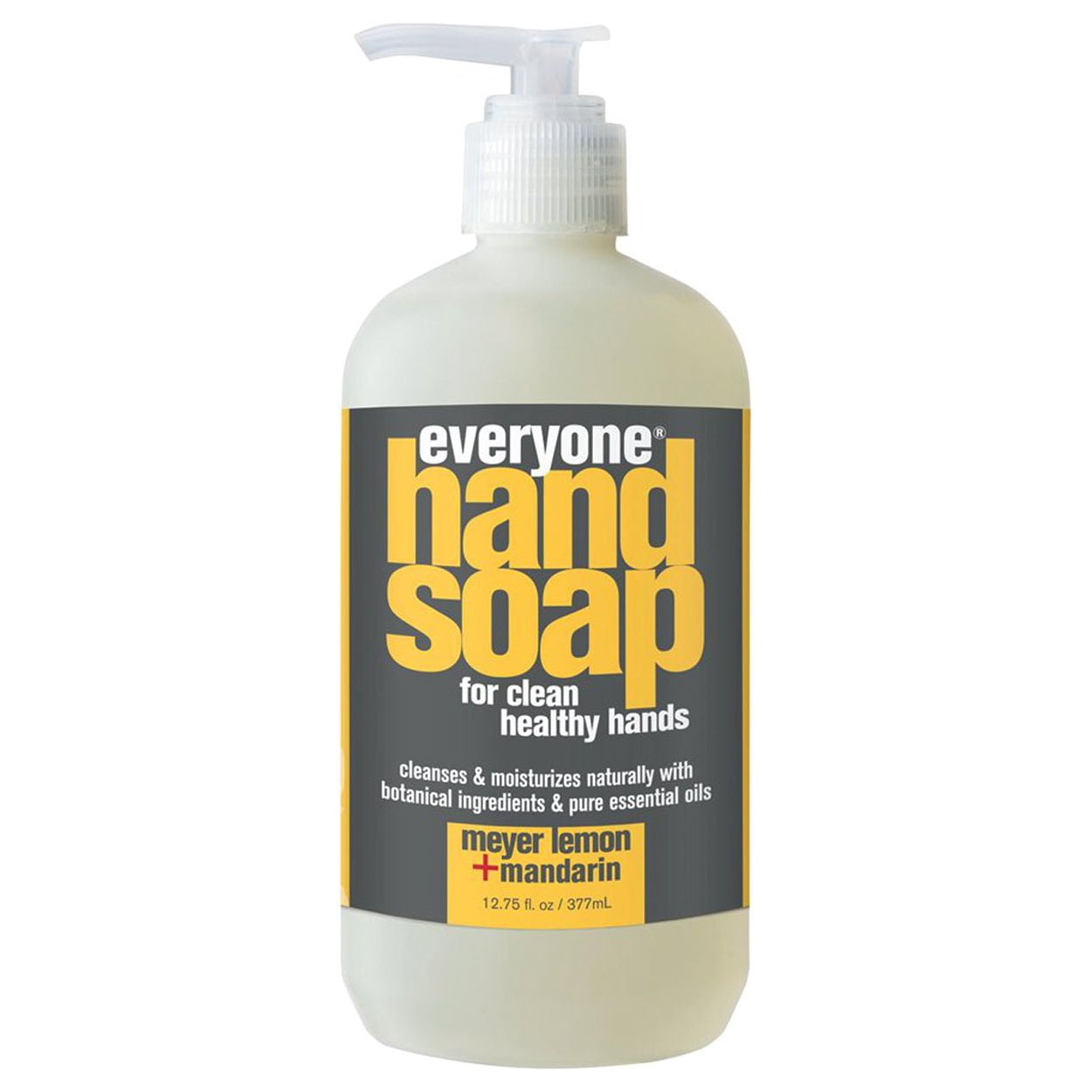 Everyone Meyer Lemon and Mandarin Hand Soap with Chamomile, Calendula, Aloe and White Tea Extracts, 12.75 fl. oz. (Pack of 2)